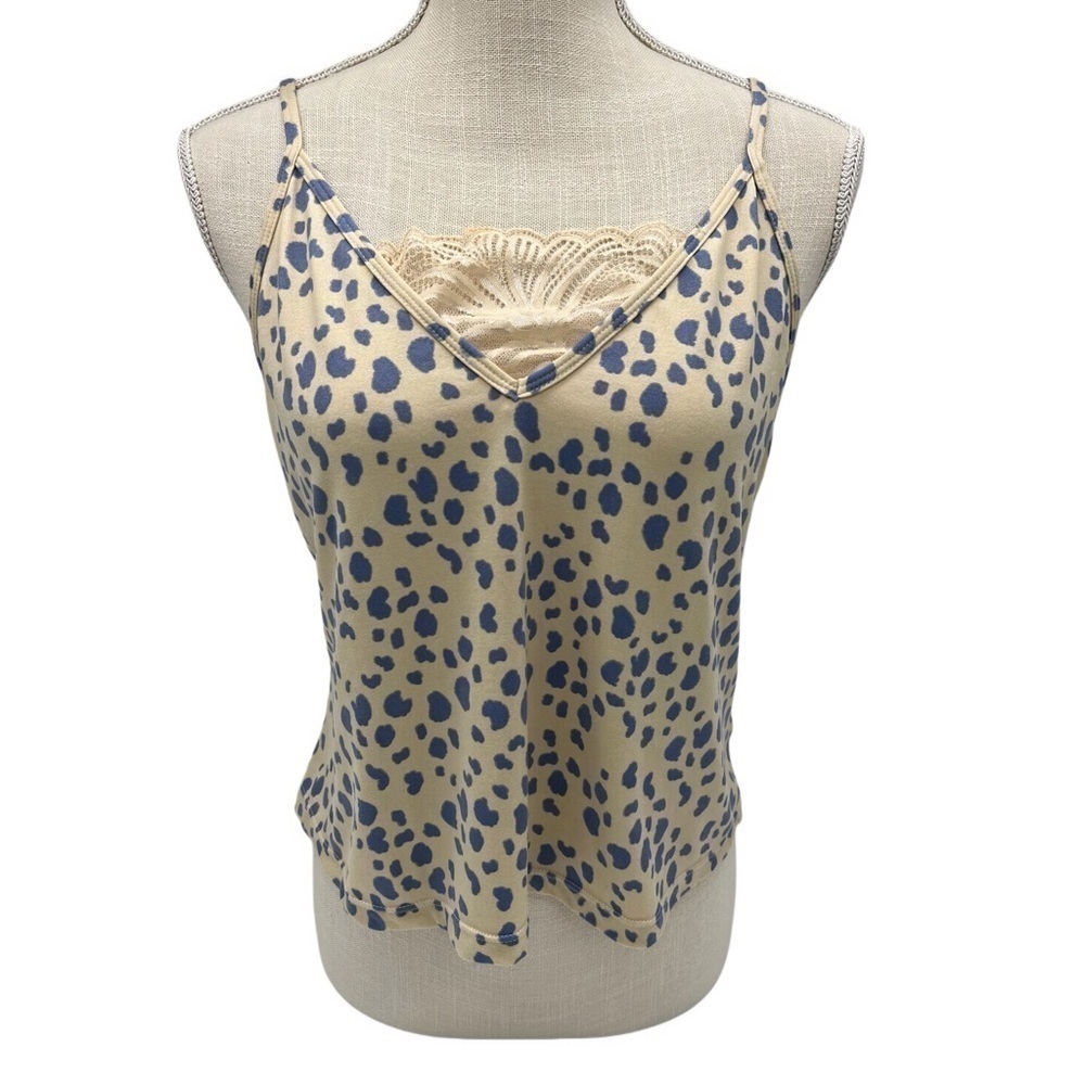 Rachel Roy Cream Sleeveless Lace Bustier Contemporary Camisole Top Size Small